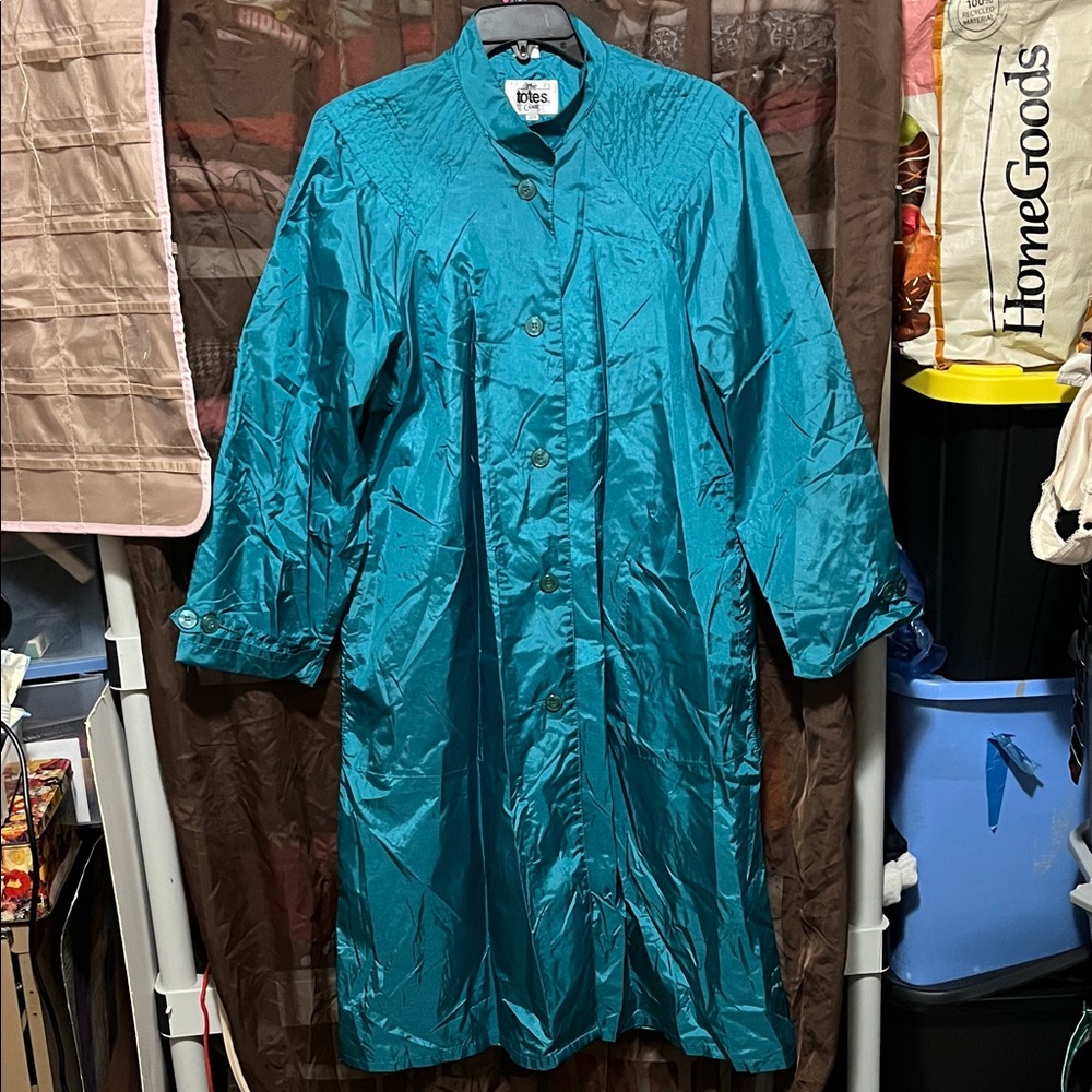 Totes Vibrant Blue Pea Coat